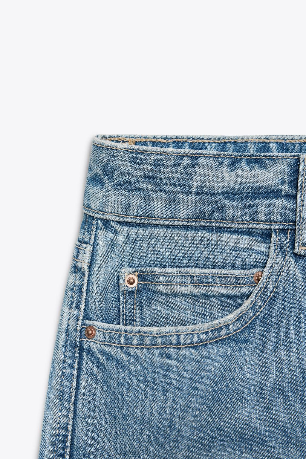 Z.01 MOM FIT COMFORT HIGH-WAIST JEANS - Zara фото 20