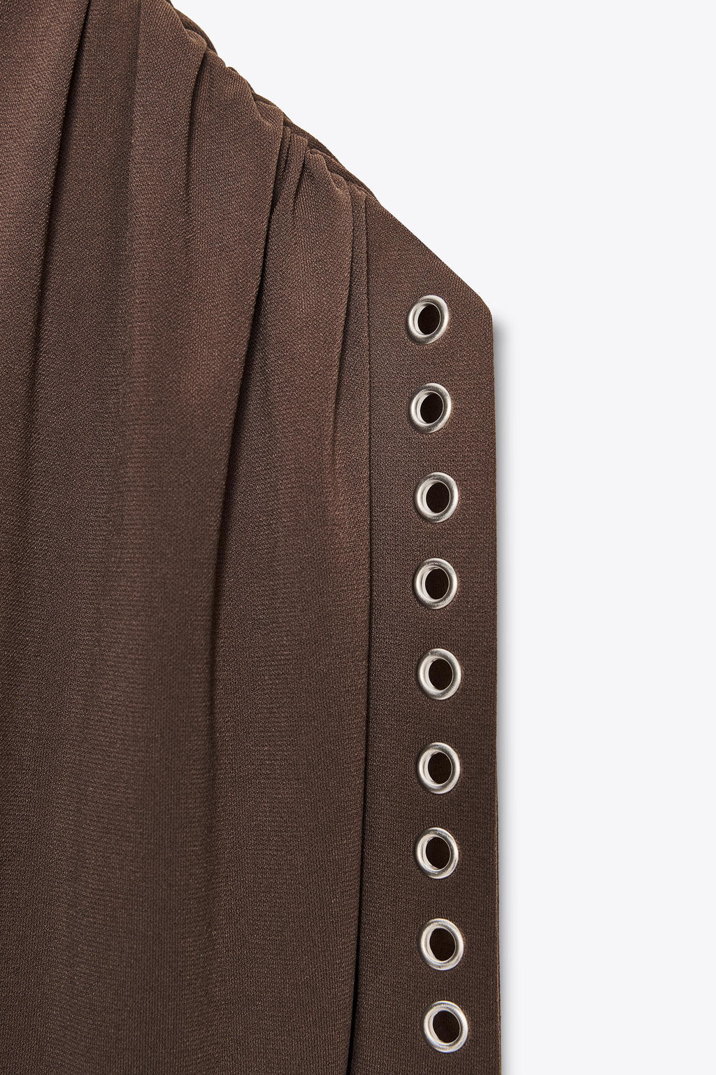 ASYMMETRIC CUT-OUT DRESS WITH EYELETS - Zara фото 4