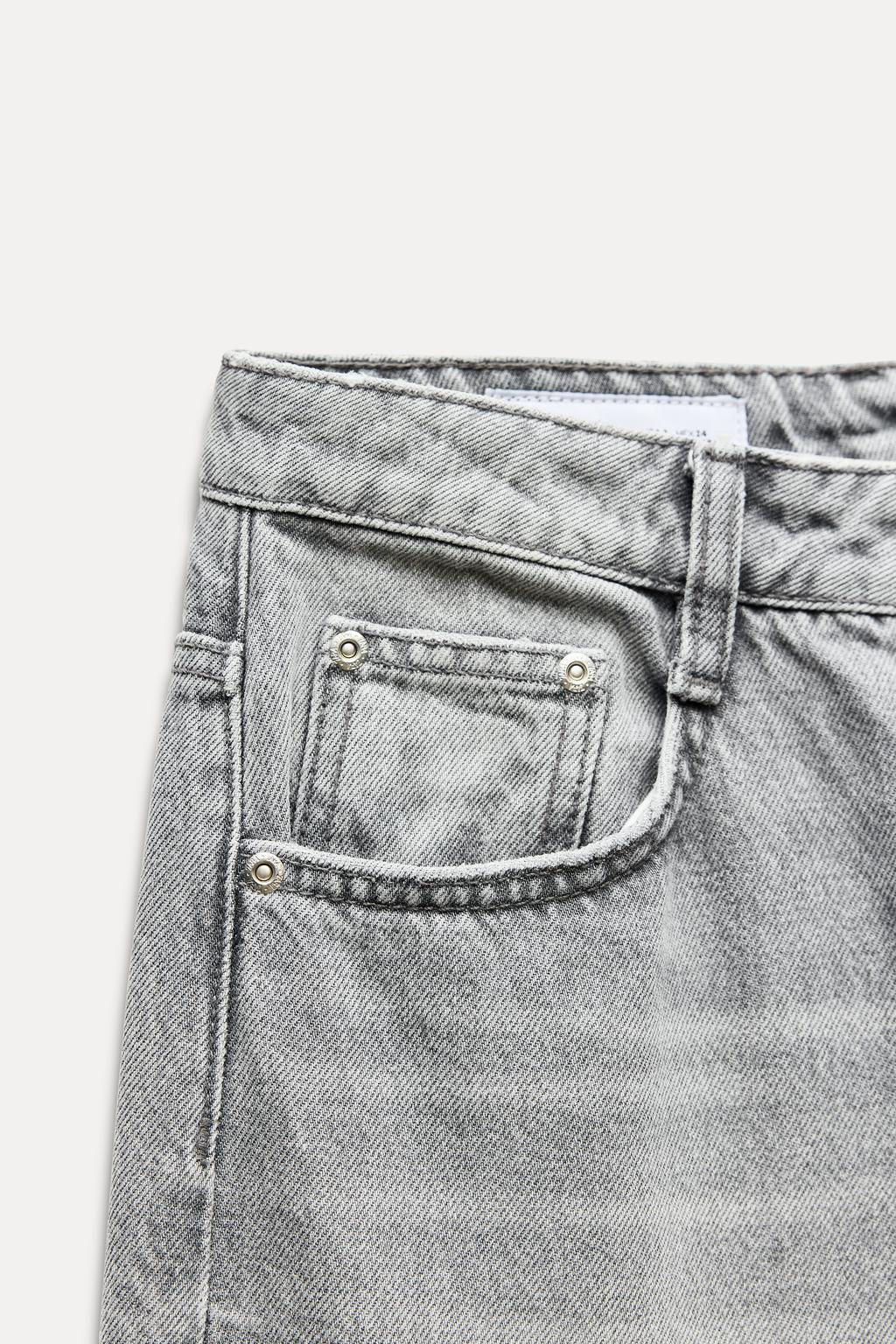 TRF ELEPHANT-LEG LOW-RISE JEANS - Zara фото 10