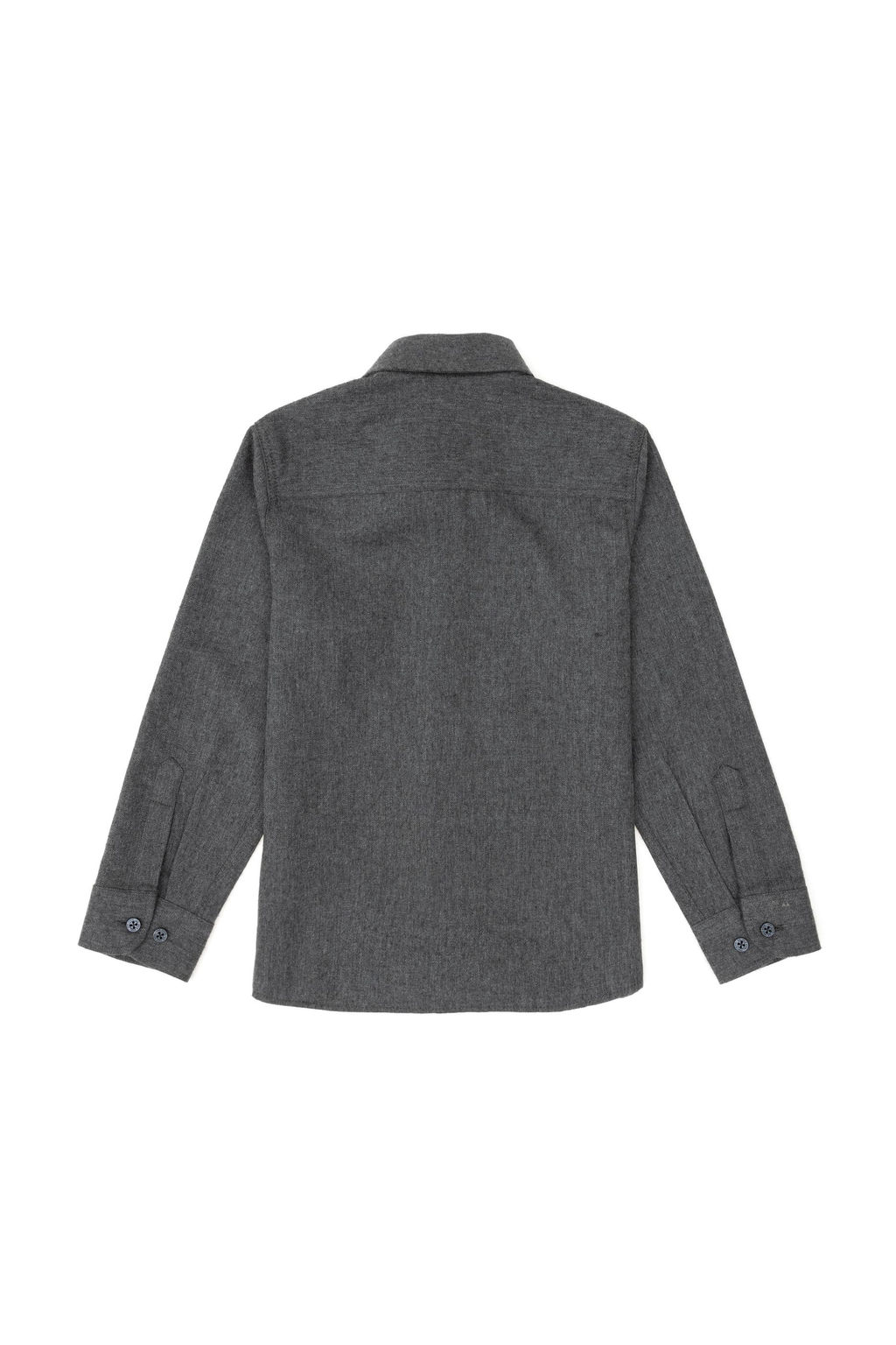 Базовая рубашка антрацитового цвета с длинным рукавом для мальчика Неожиданная скидка в корзине - U.s. polo assn фото 2