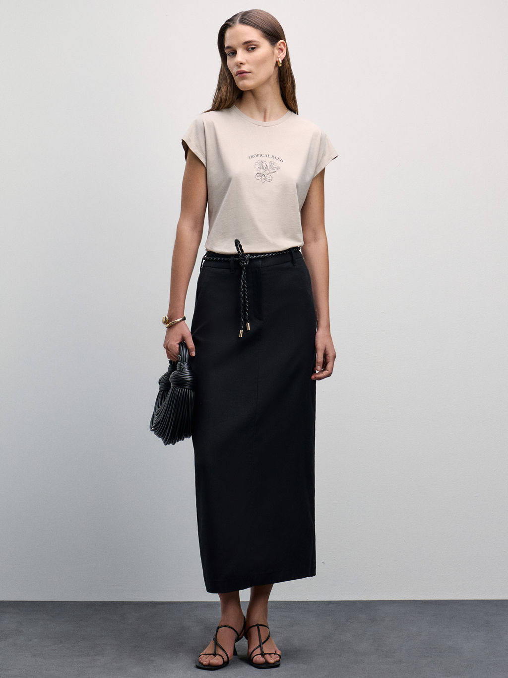 Футболка с принтом / Zarina  фото 3