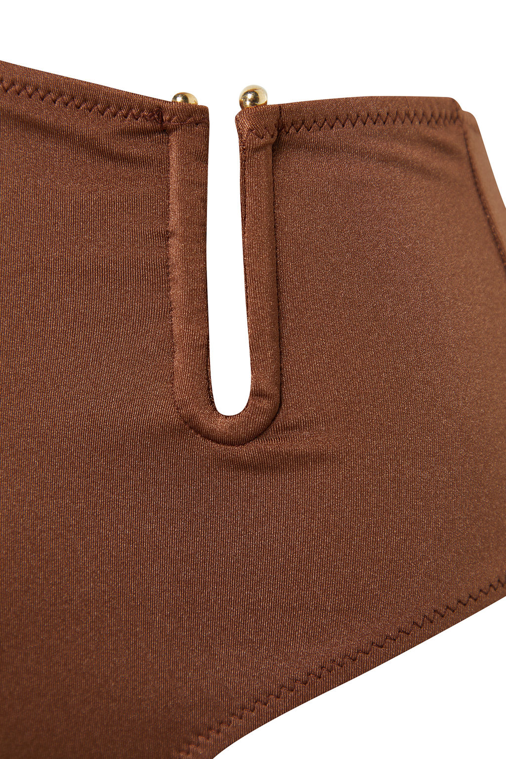 TRENDYOLMILLA Kahverengi Tek Omuz Aksesuarl? Regular Mayokini TBESS24MY00004  фото 8