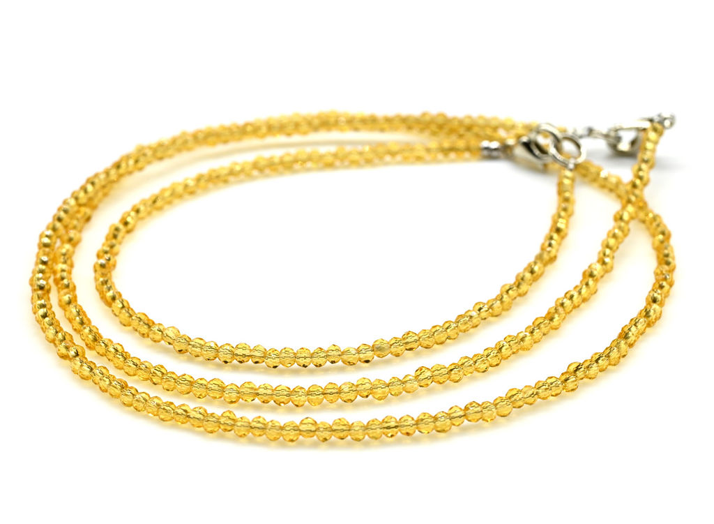 Чокер и браслет из шпинели шарик гр.2мм цв.синий яркий, 45см; 17см - Радуга камня фото 10