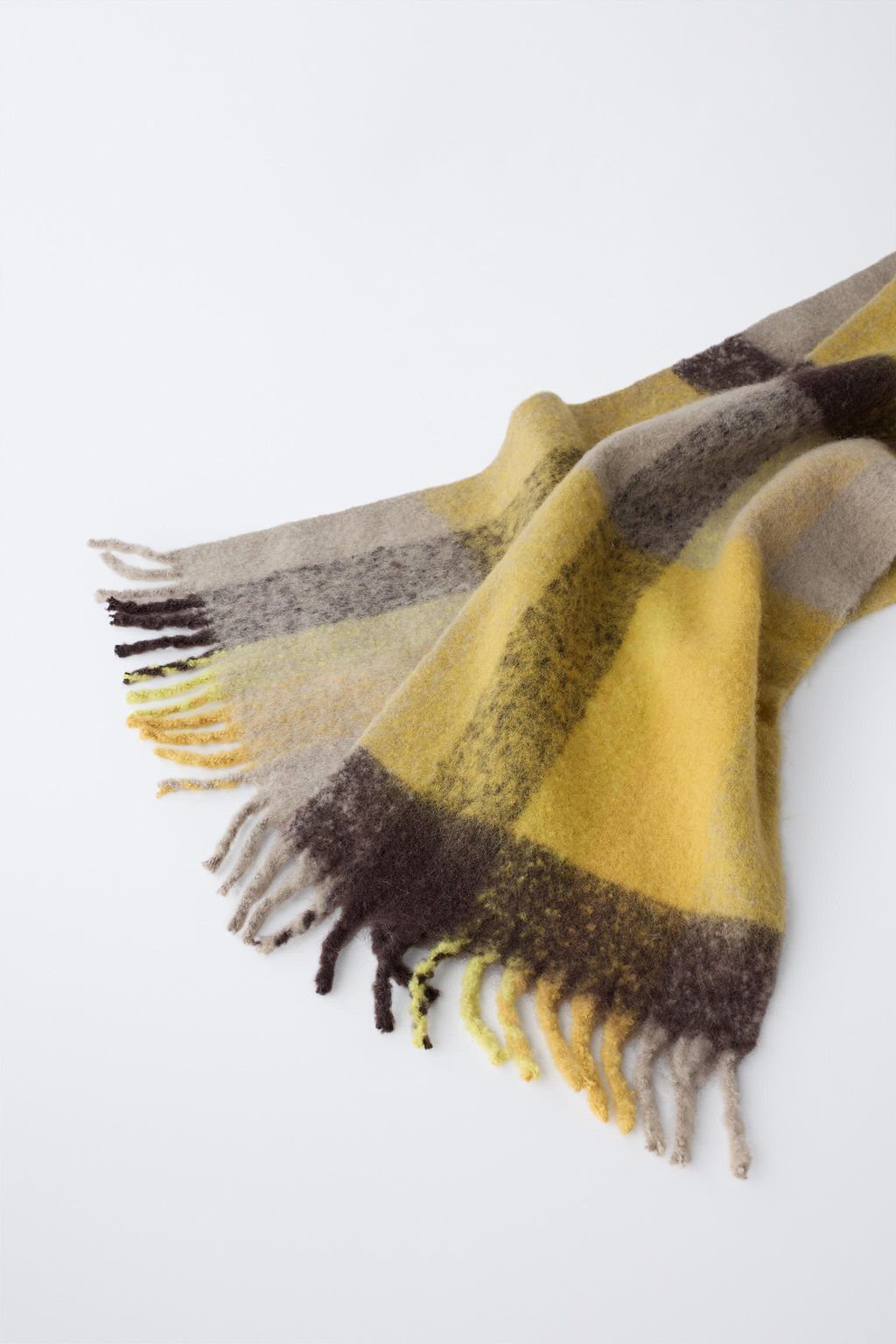 MAXI CHECK SCARF - Zara фото 2