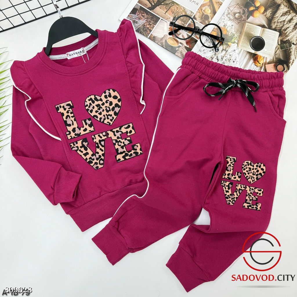 Костюм из двунитки для девочки - Bruno фото 11