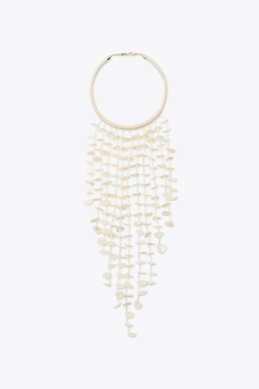 CORD AND SEASHELL NECKLACE - Zara фото 3