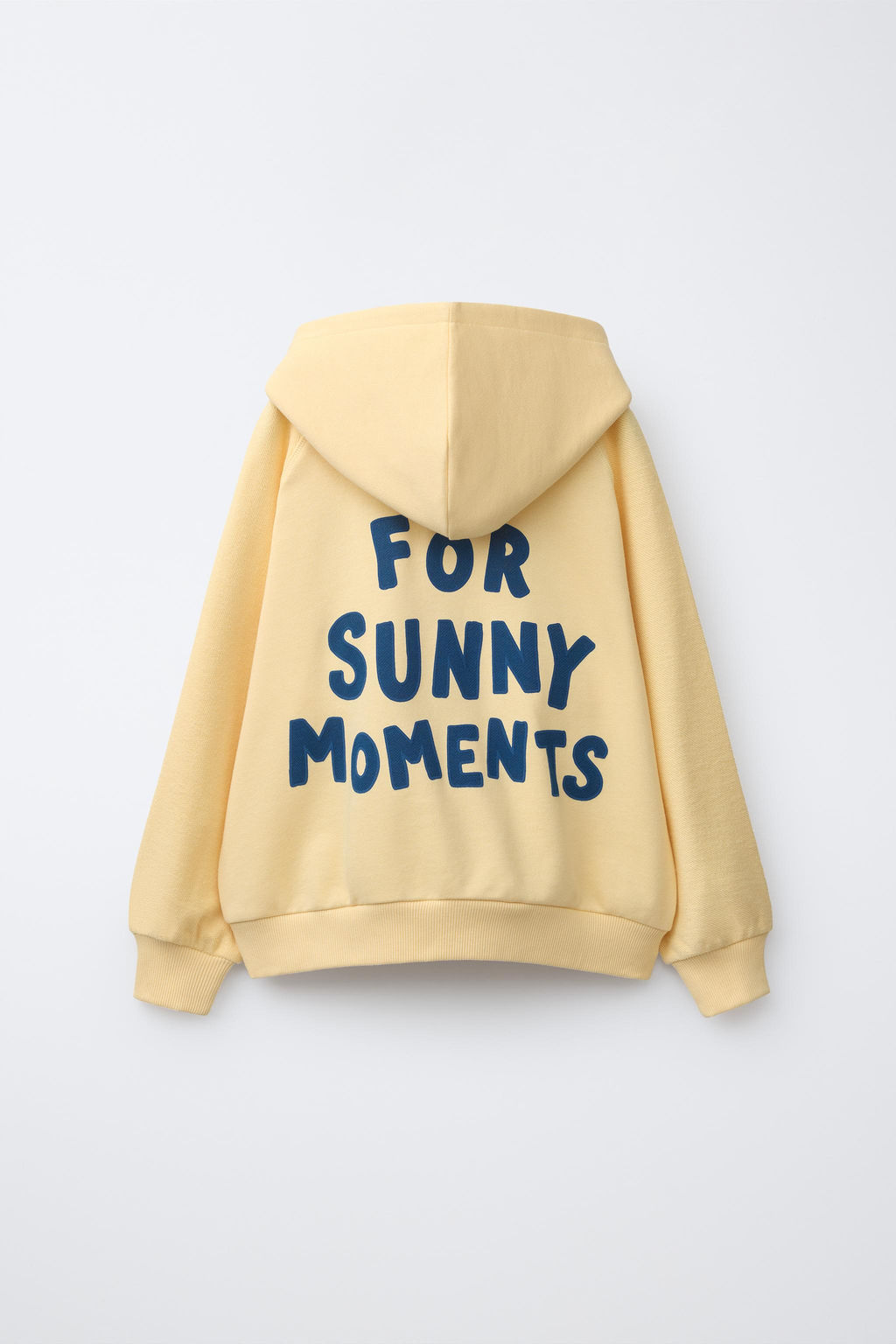 SUDADERA CAPUCHA ESTAMPADO / Amarillo - Zara фото 2
