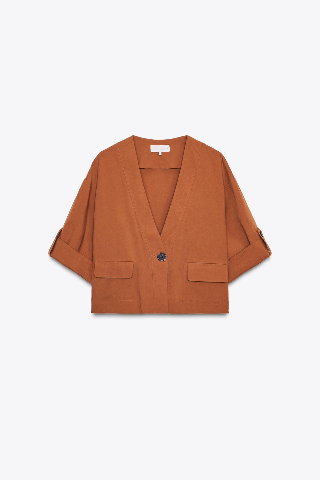 TURN-UP SLEEVE JACKET - Zara фото 18