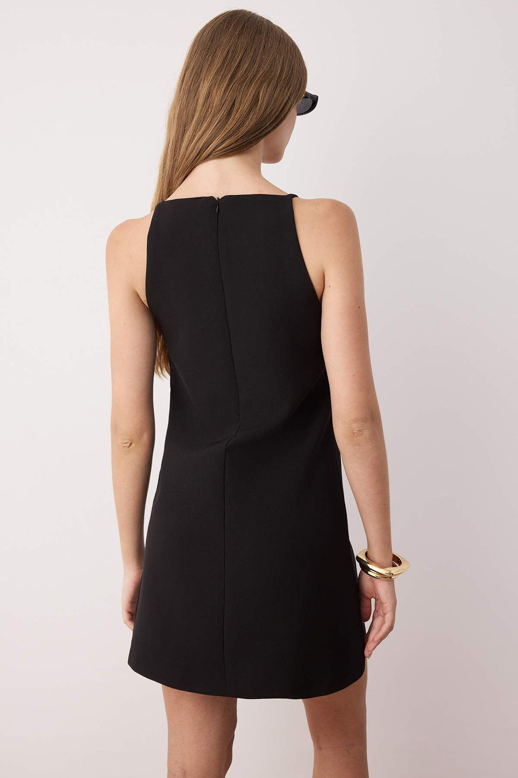 Kahverengi Premium Kumas Ask?l? Bodycone Vucuda Oturan Dokuma Mini Elbise TWOAW26EL00109 - Trendyolmilla фото 12