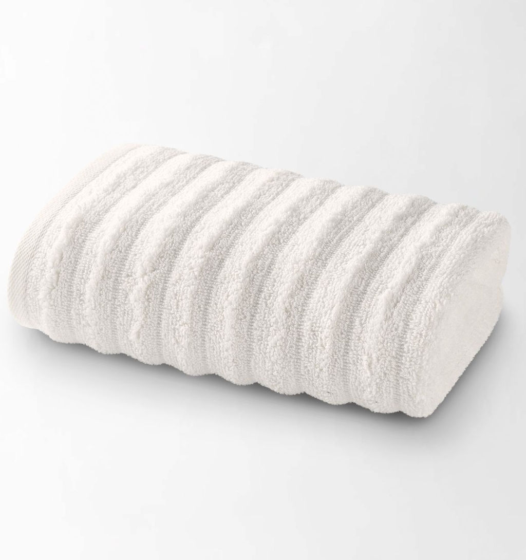 -13% Полотенце Волна 70х140 см Кремовое - Ecotex фото 3