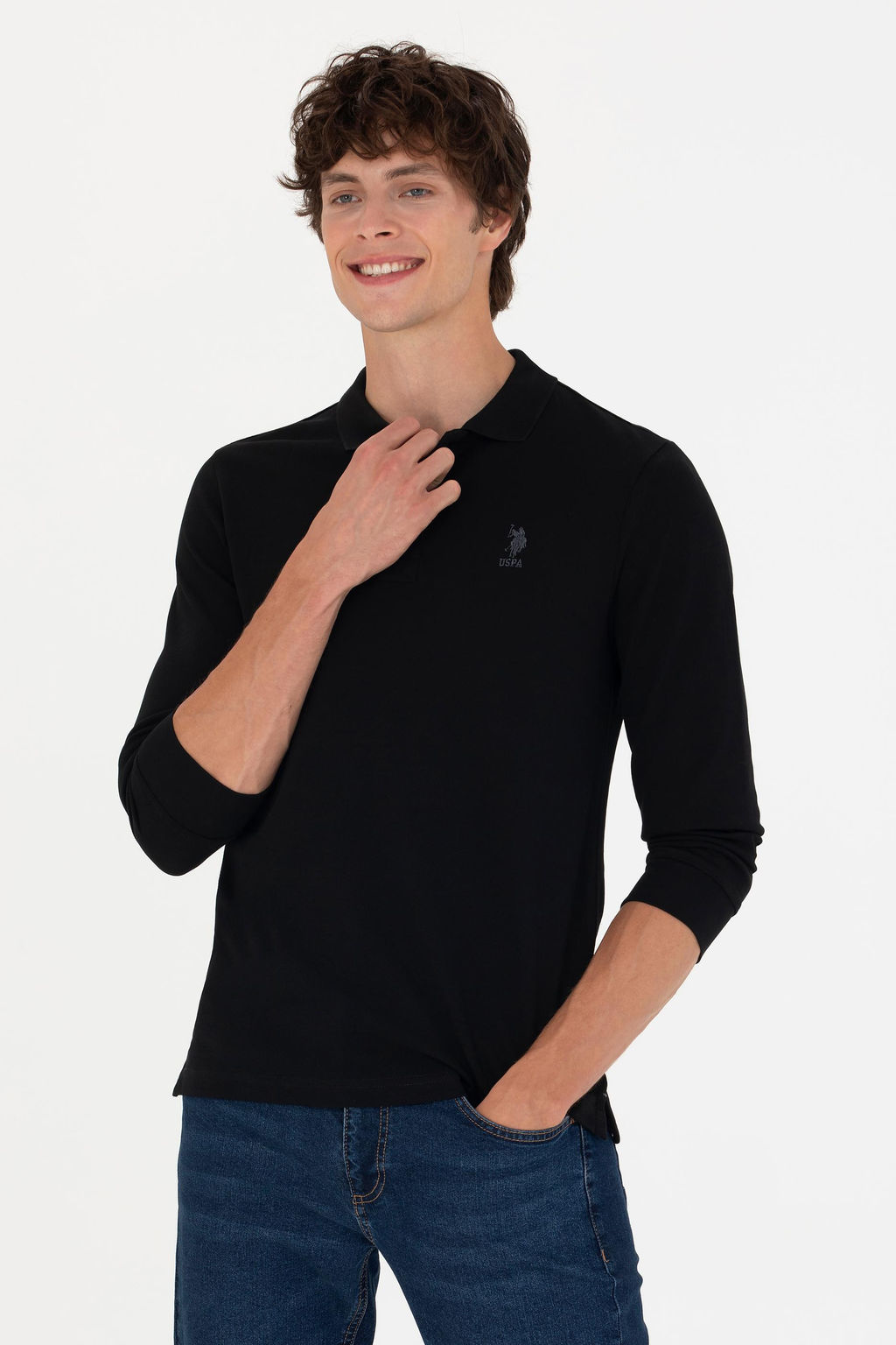 U. S. Polo Assn Мужская черная базовая толстовка Неожиданная скидка в корзине - U.s. polo assn фото 8