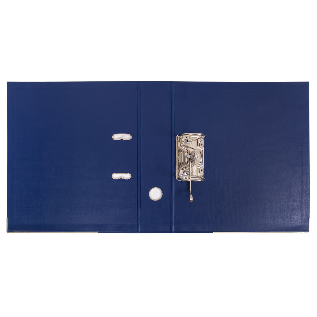 Expert Complete Регистратор PVC, 2-х стороннее покрытие, мет.уг. 75 мм 50 шт. Premier A4 арочный механ. (разб.) лён синий ЕС100162002