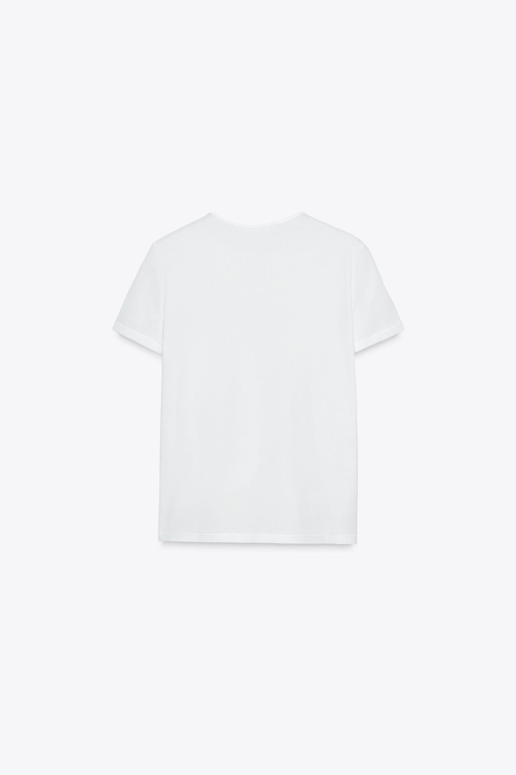 MERCERISED COTTON T-SHIRT - Zara фото 21