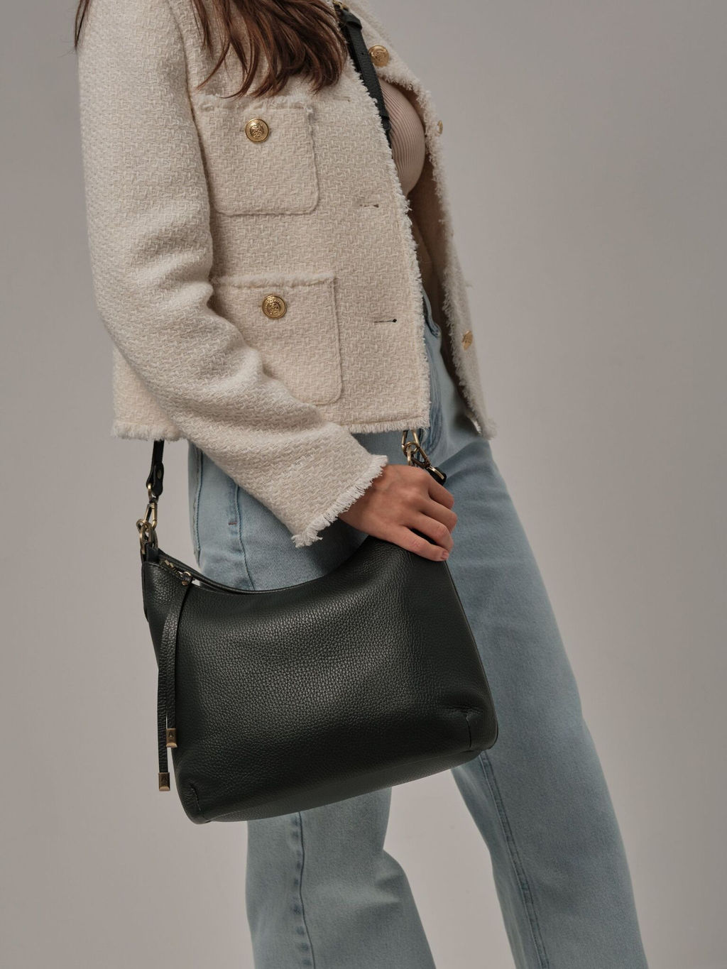 Сумка кожаная на плечо Azaro 3405 дремучий лес