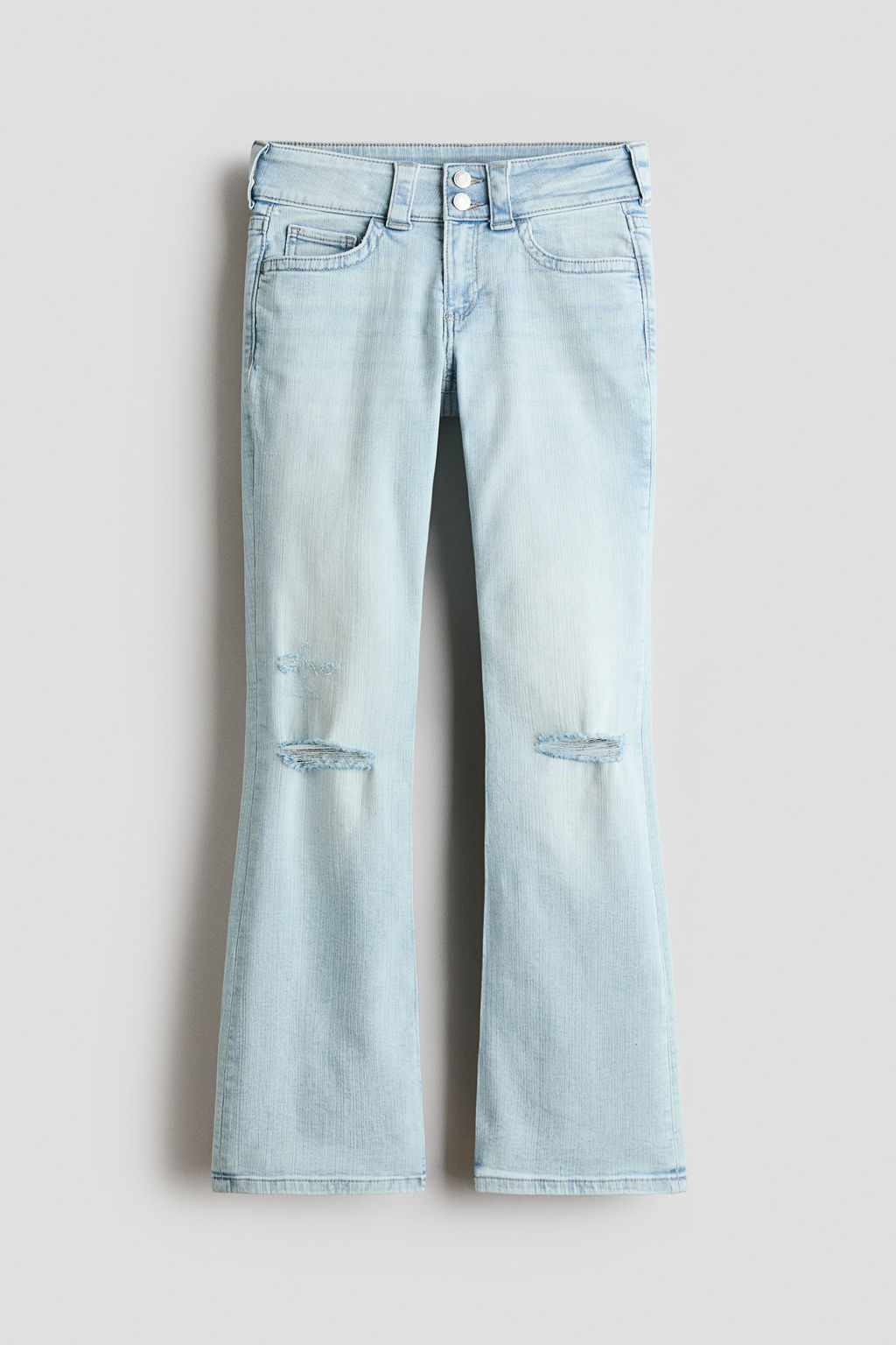 Bootcut Leg Low Jeans