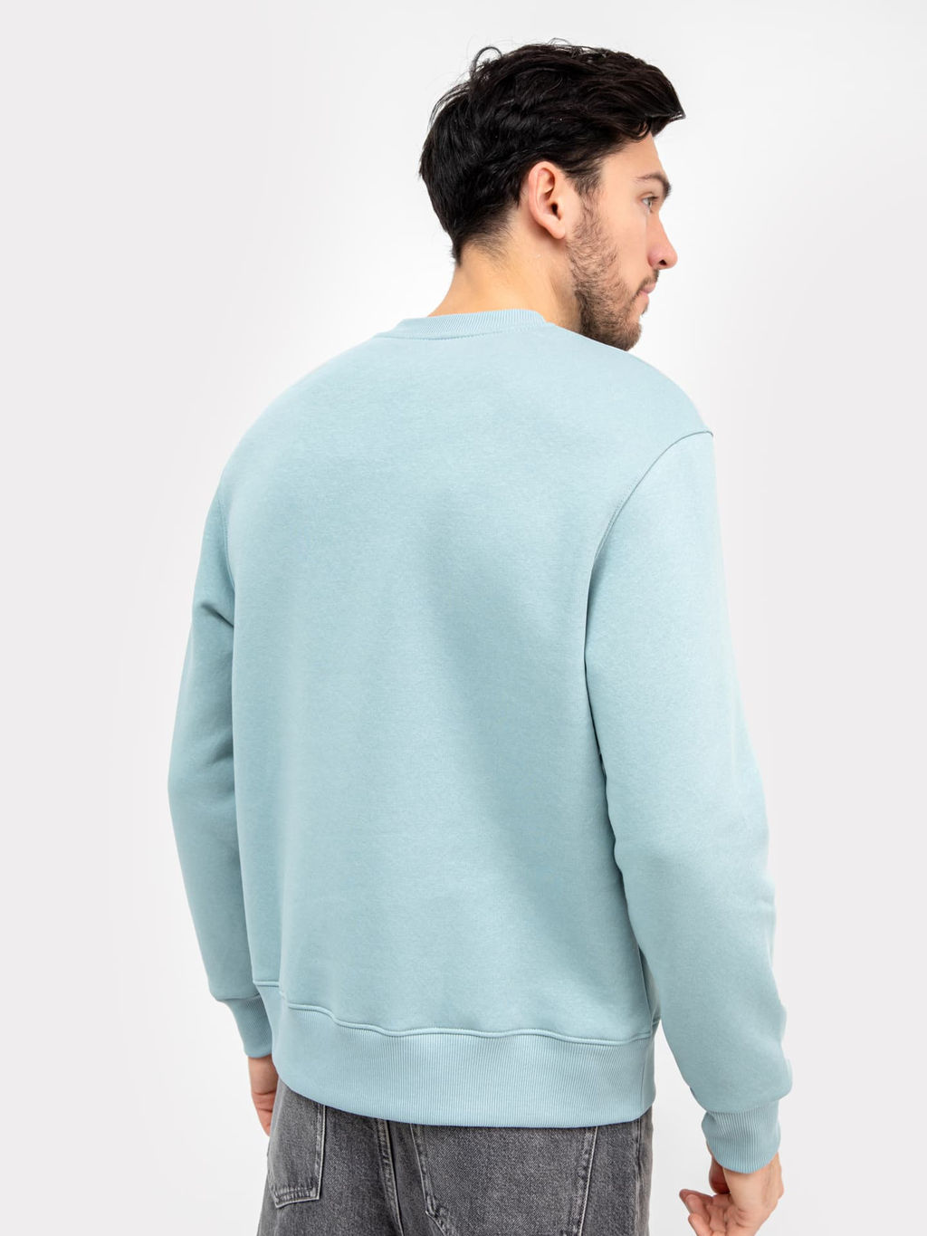 Джемпер мужской в пыльно-бирюзовом цвете пыльно -бирюзовый 121747