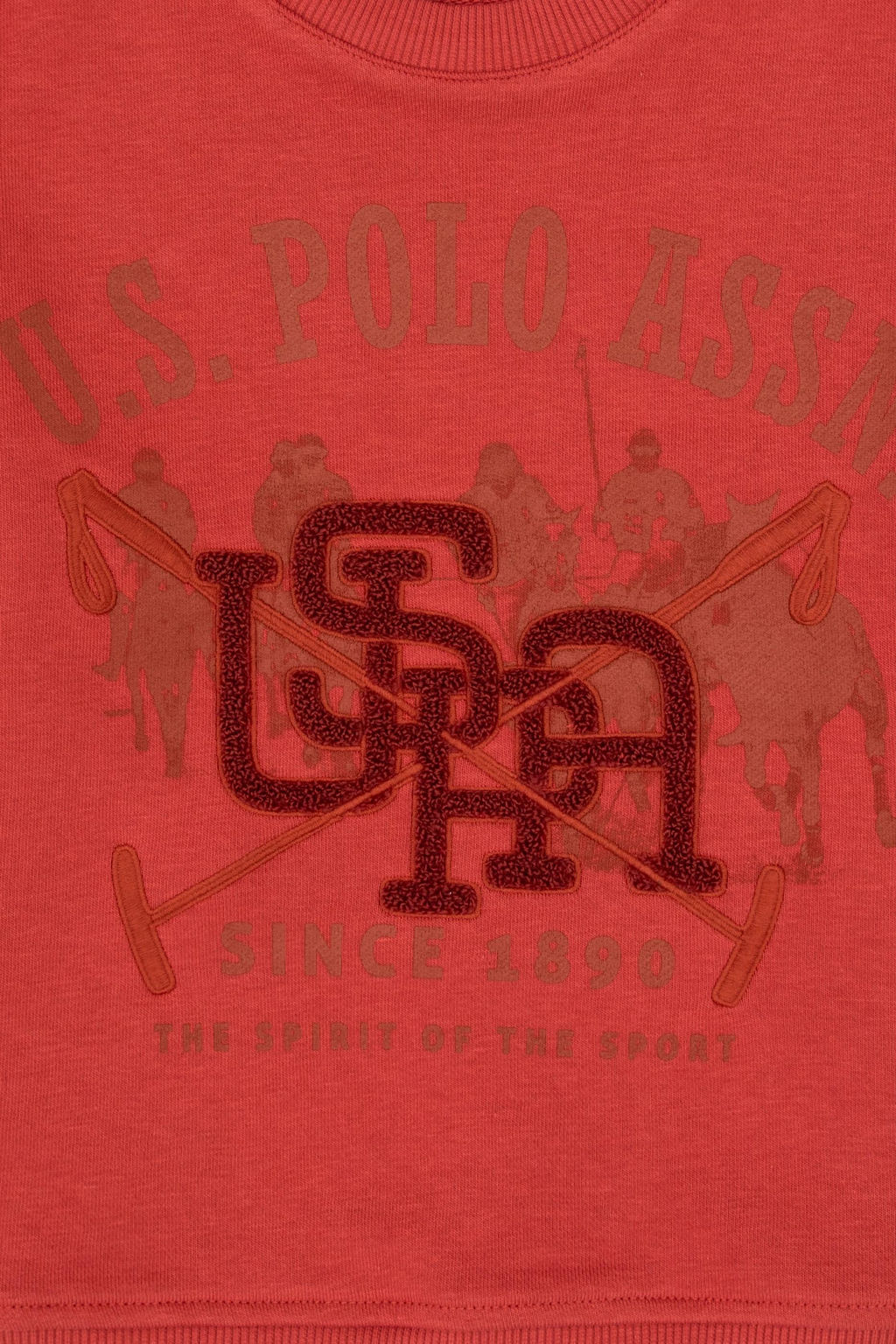 Erkek _ocuk G_l Kurusu Bisiklet Yaka Sweatshirt - U.s. polo assn фото 3