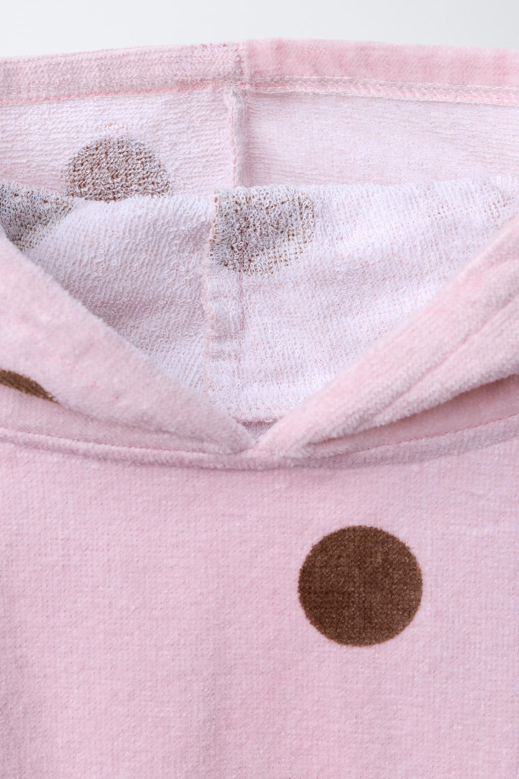 PONCHO TOALLA TOPOS / Rosa - Zara фото 3