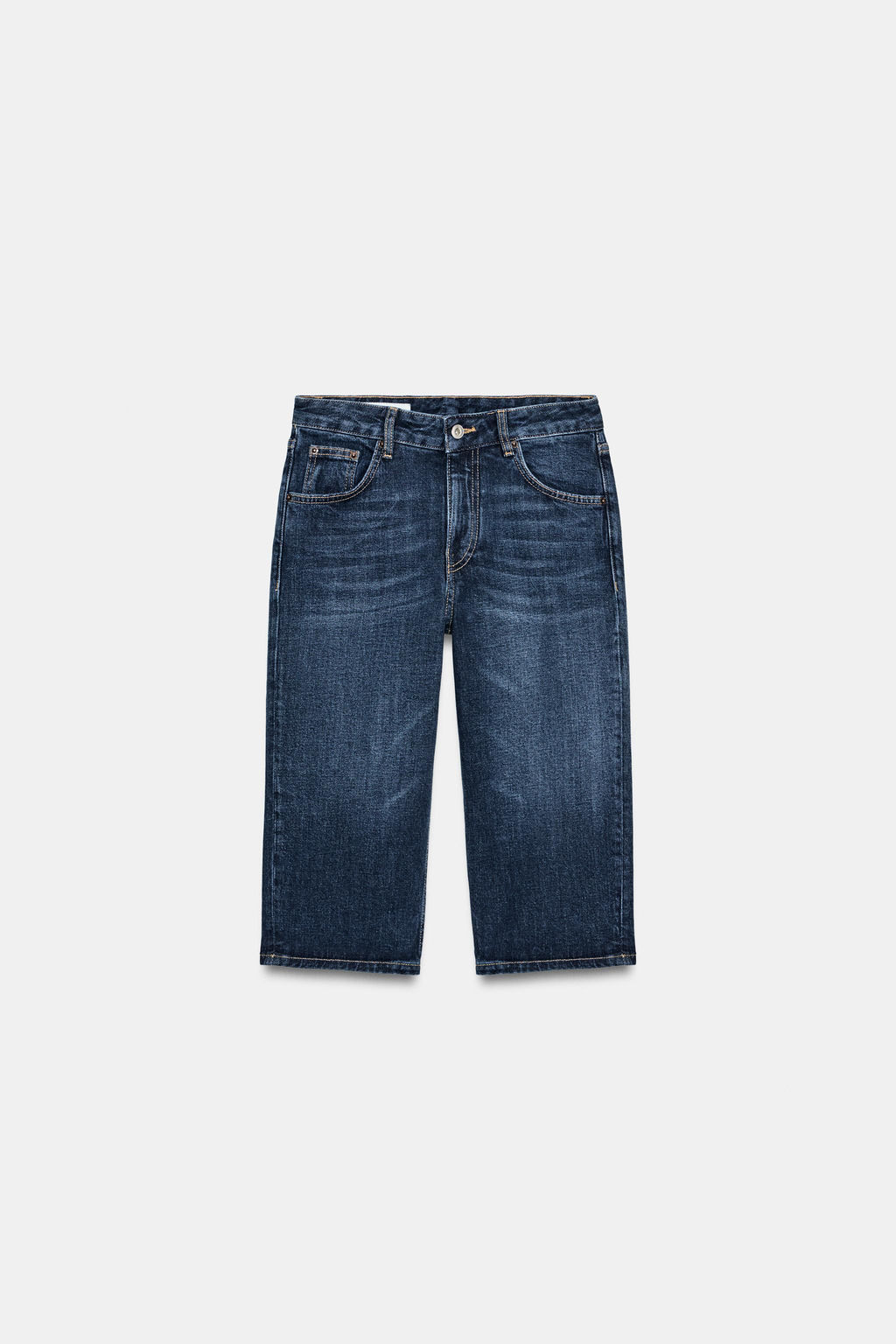 JEANS TRF CAPRI TIRO MEDIO / Marino - Zara фото 3