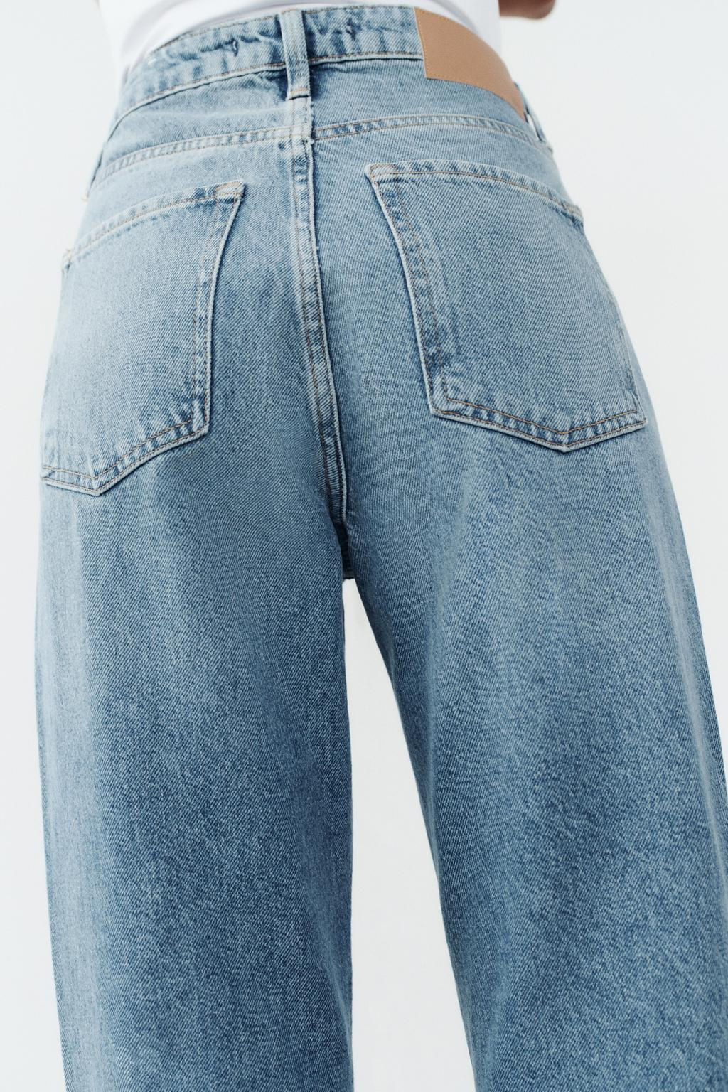 Z1975 STRAIGHT HIGH-WAIST ANKLE-LENGTH JEANS - Zara фото 5