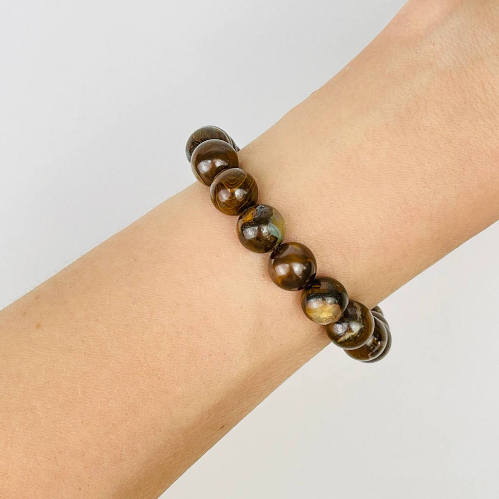 Браслет из древесного Опала 19 см