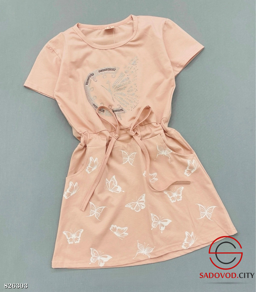Платье для девочки из хлопка