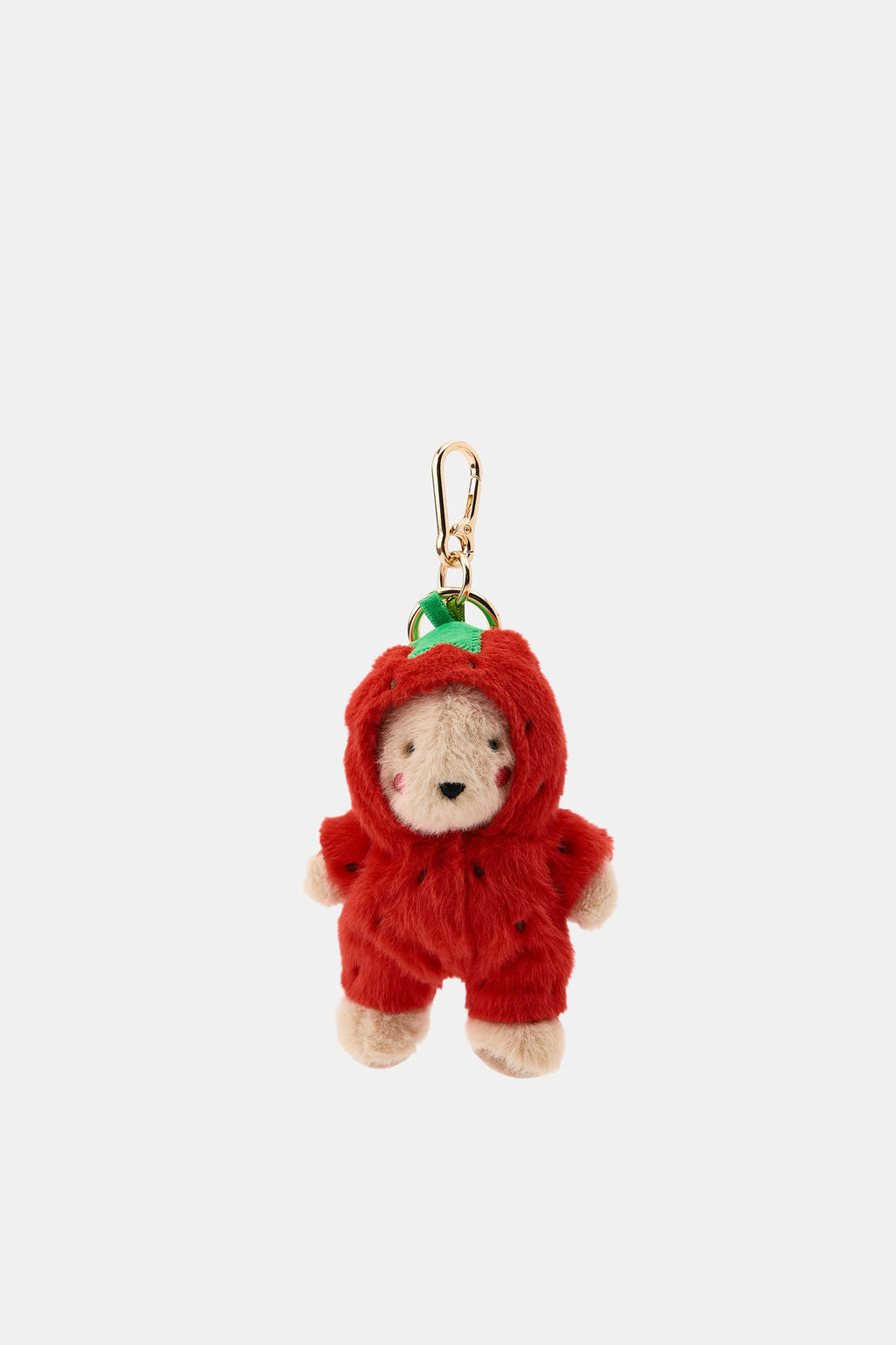 STRAWBERRY BEAR CHARM KEY RING - Zara фото 2