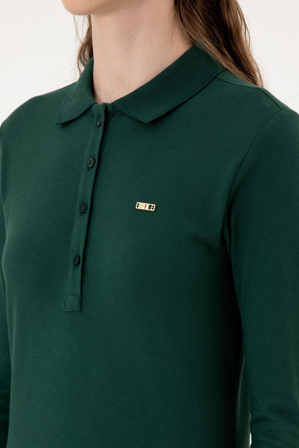 Kad_n Koyu Ye_il Basic Sweatshirt Sepette S_rpriz _ndirim - U.s. polo assn фото 7