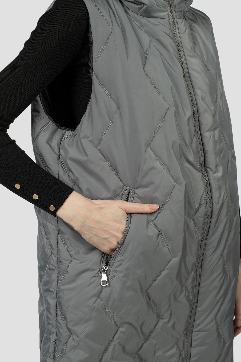 04-3213 Куртка женская демисезонная (синтепон 100) - El podio фото 6