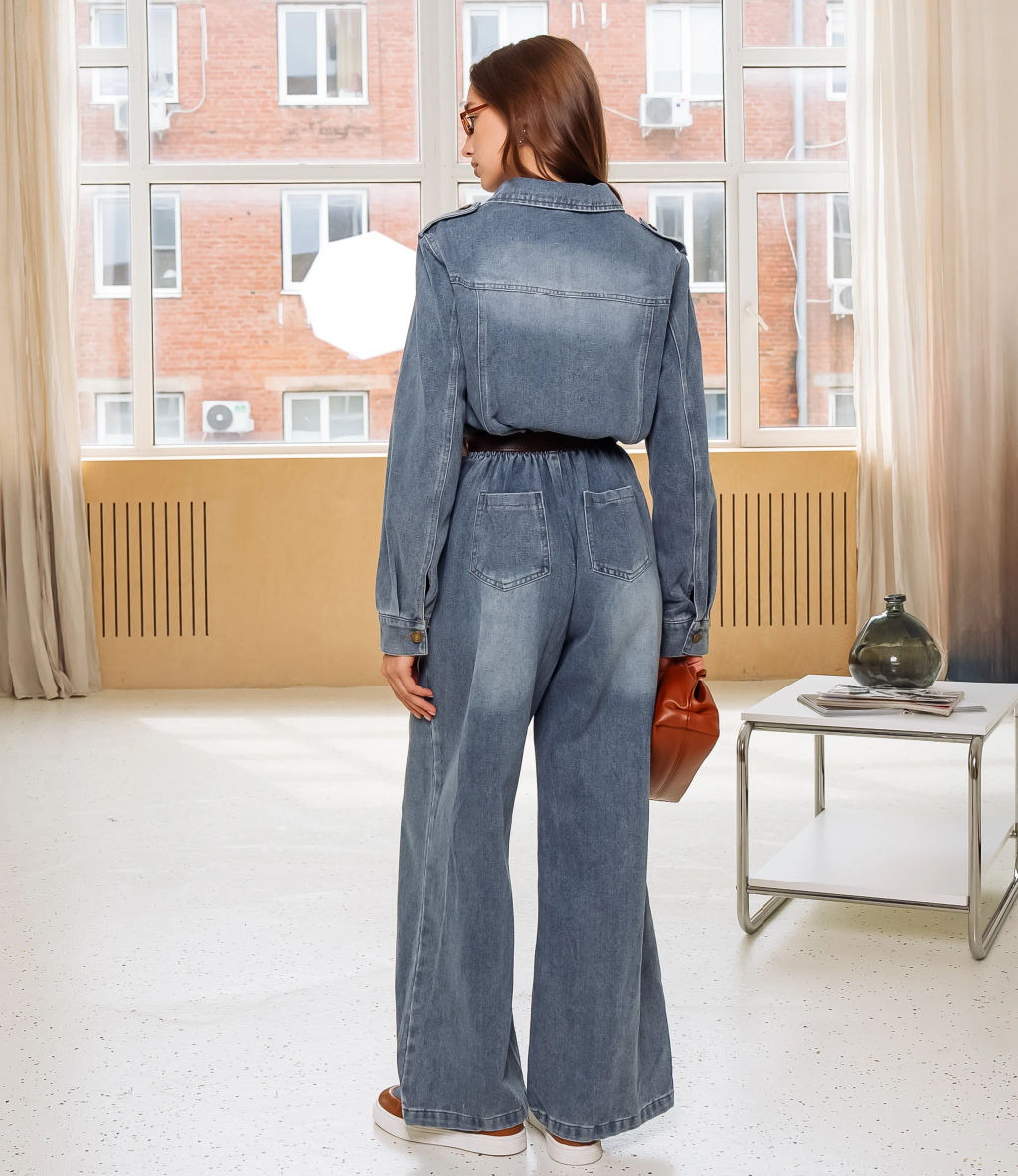 Комбинезон #КТ5003, синий