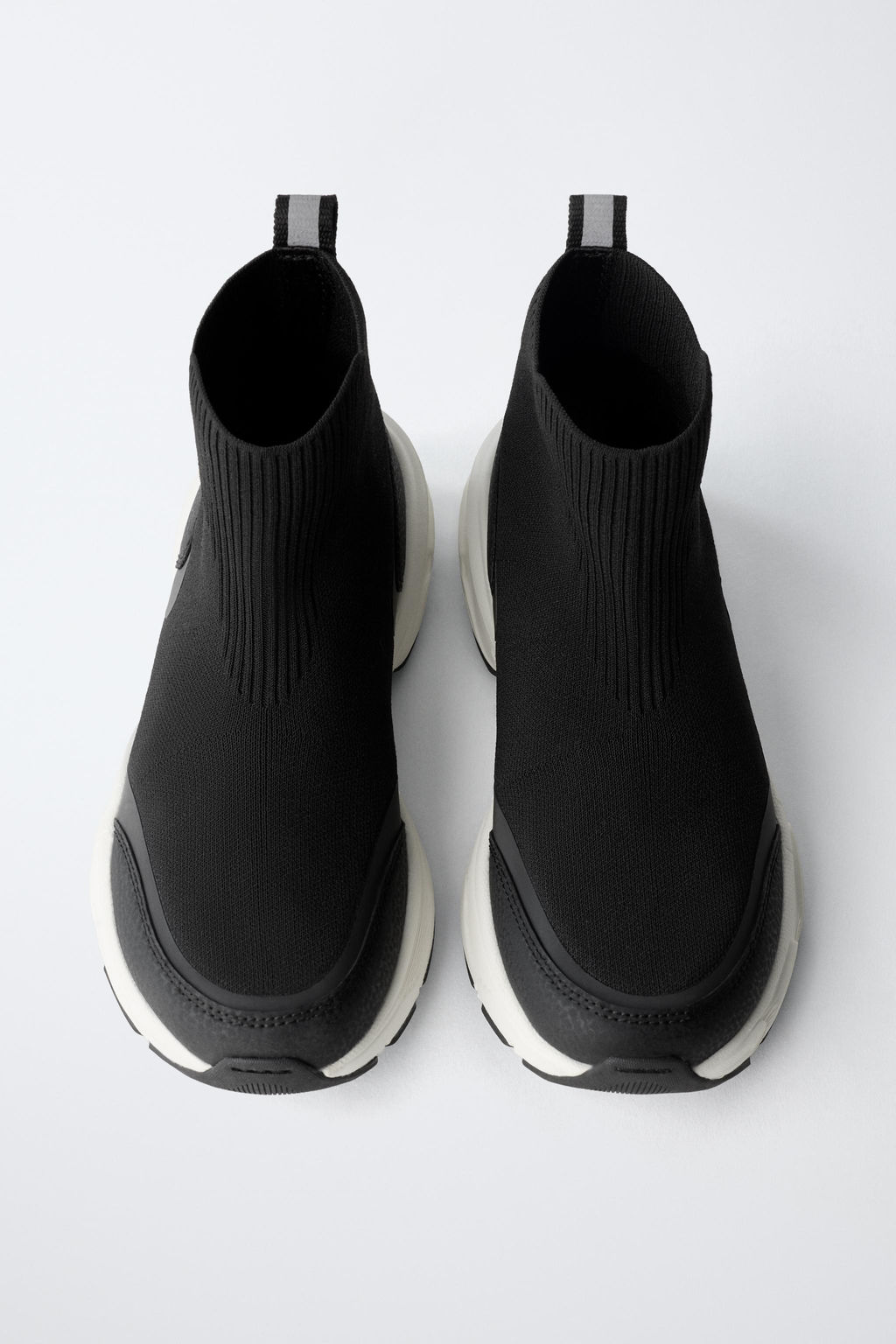 HIGH-TOP SOCK SNEAKERS - Zara фото 5