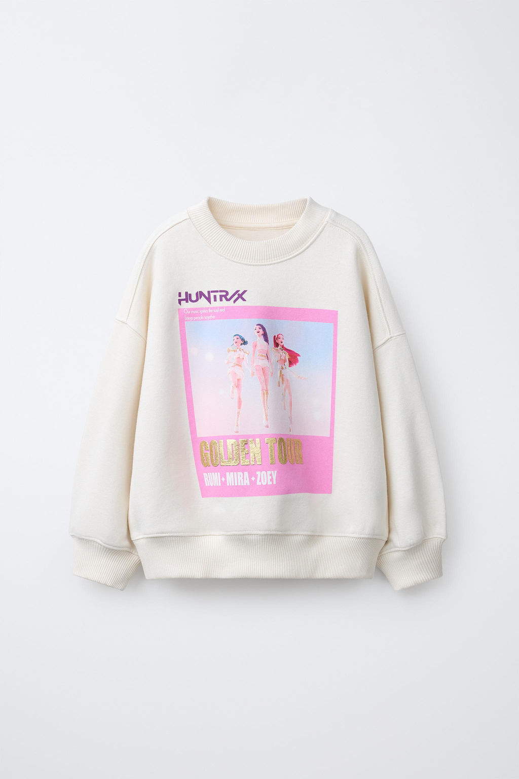 KPOP DEMON HUNTERS NETFLIX  PRINTED SWEATSHIRT - Zara фото 7