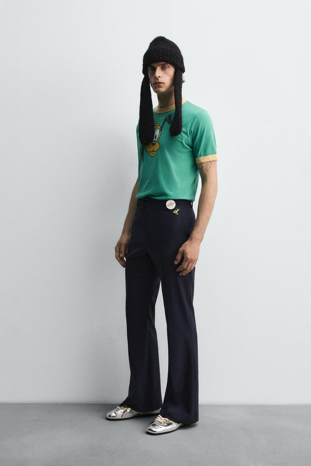 PLUTO T-SHIRT HARRY LAMBERT FOR ZARA X DISNEY  фото 4