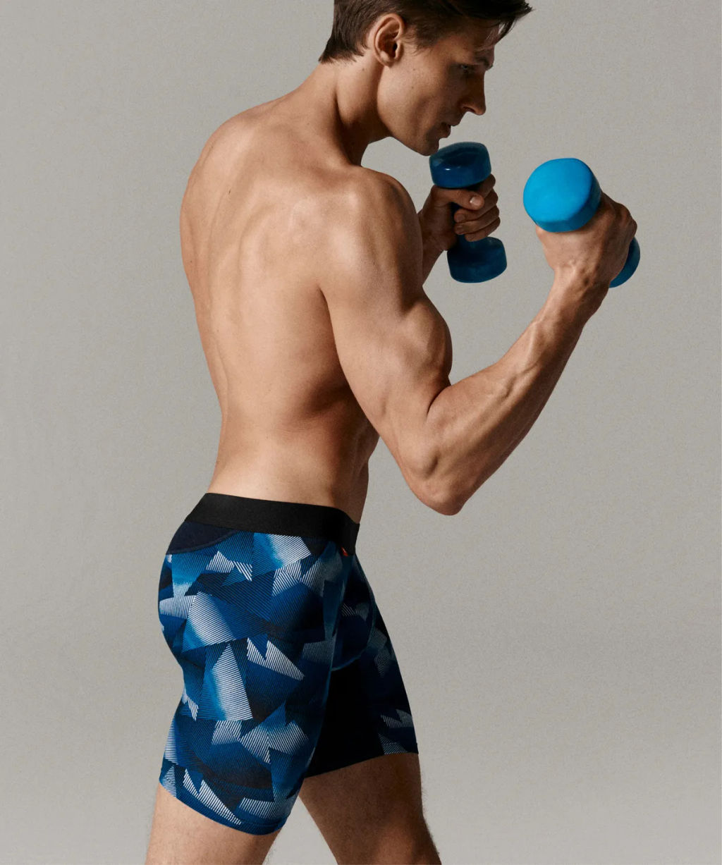 ATLANTIC MH-1202 Трусы шорты Long Performance темно-синий