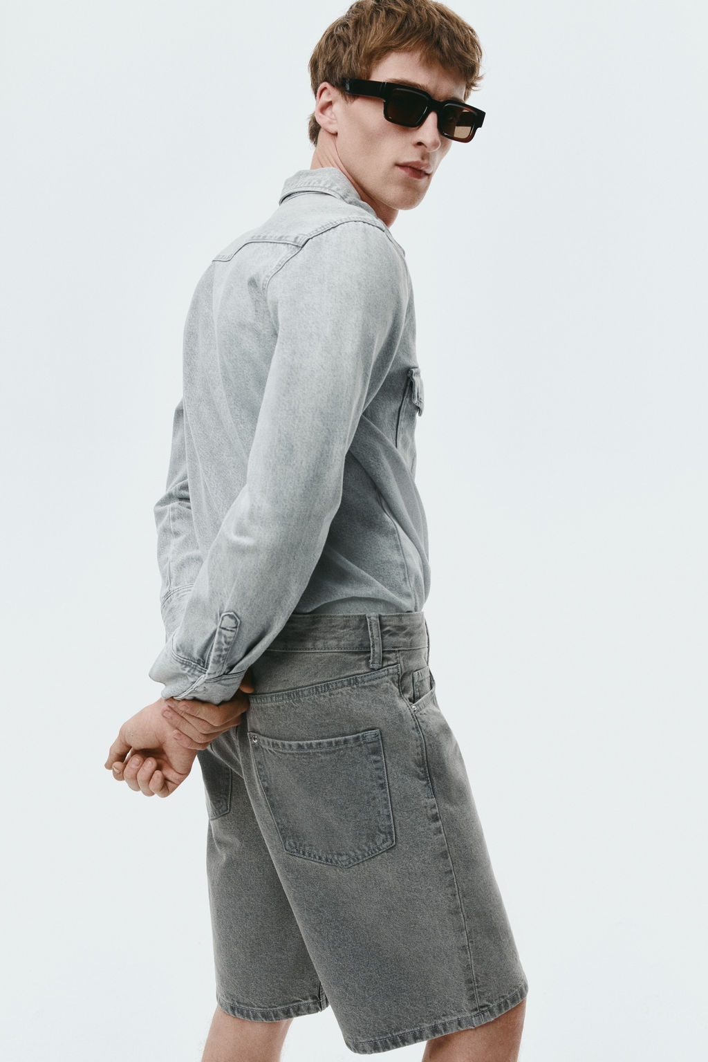 Bermudas en denim Relaxed Fit - H&m фото 9