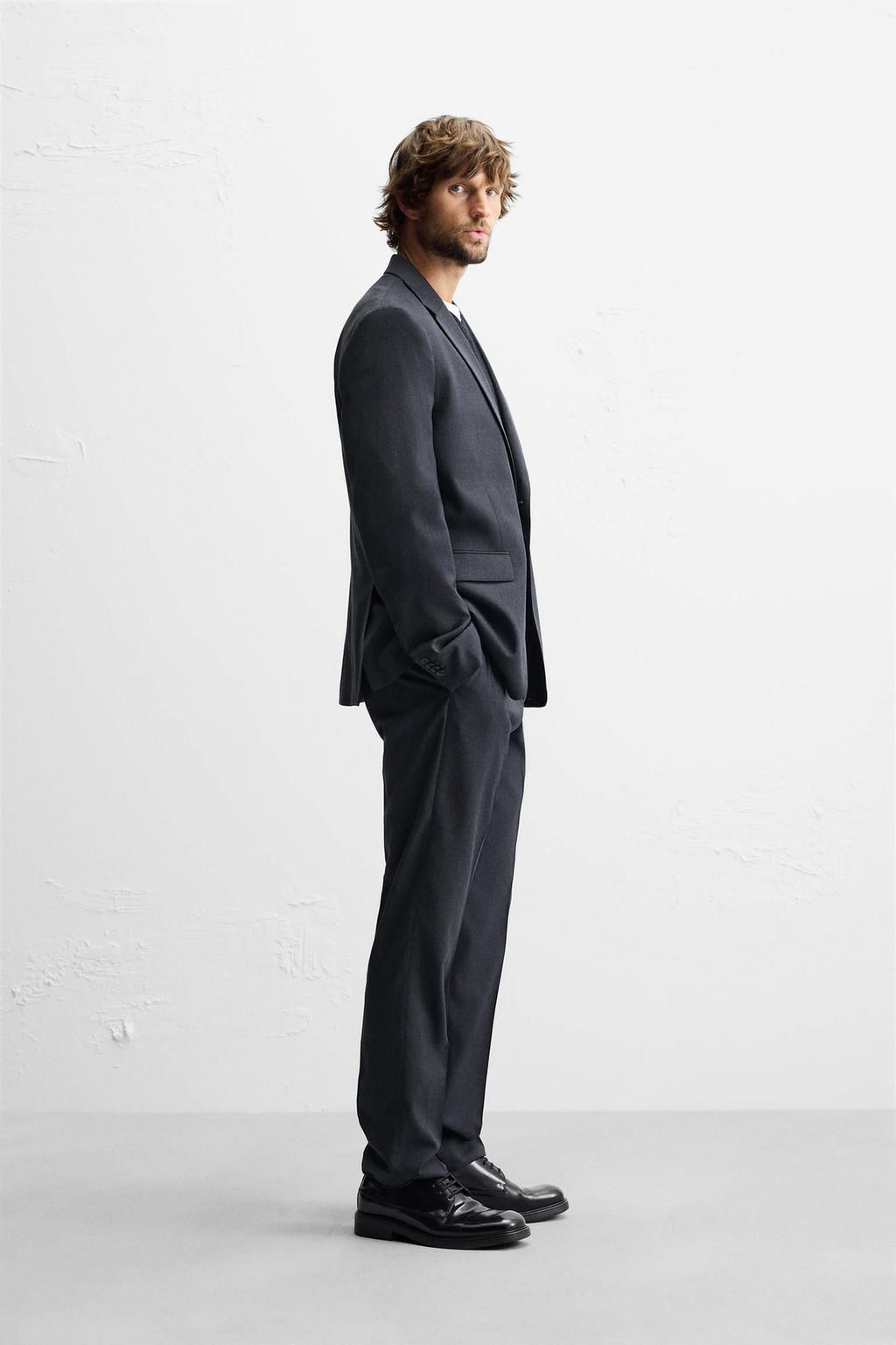 HOUNDSTOOTH SUIT BLAZER - Zara фото 22