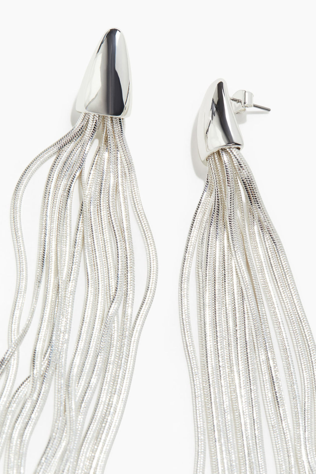 Pendientes con cadenas de serpiente - H&m фото 3