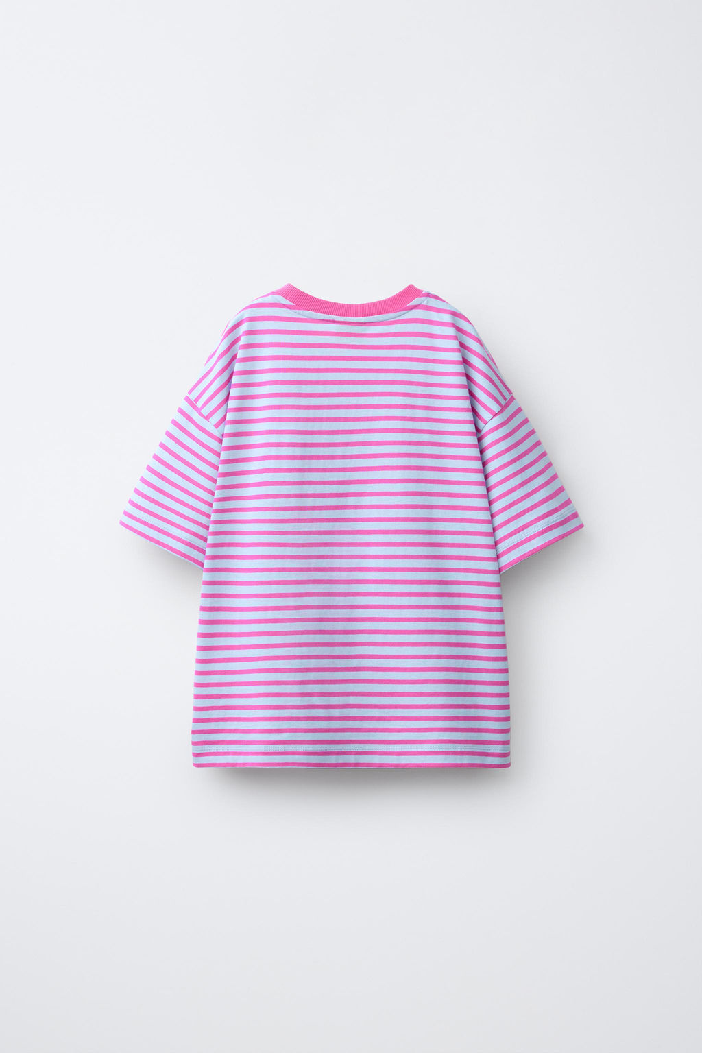 CAMISETA RAYAS BORDADO PENN  / Rosa - Zara фото 2