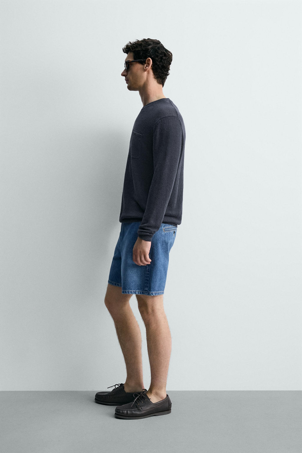 JERSEY REGULAR FIT 100% LINO / Crudo - Zara фото 4