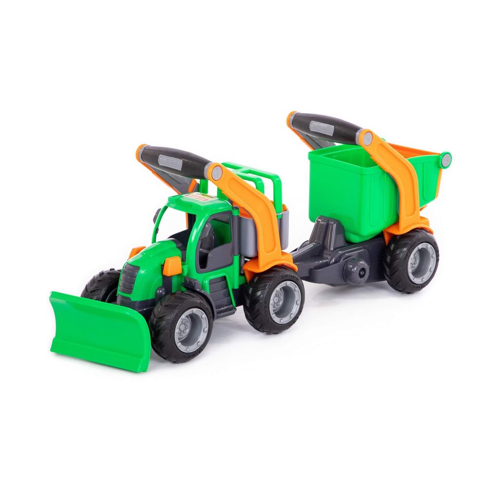 ГрипТрак, трактор снегоуборочный с полуприцепом (в коробке) - Полесье фото 2