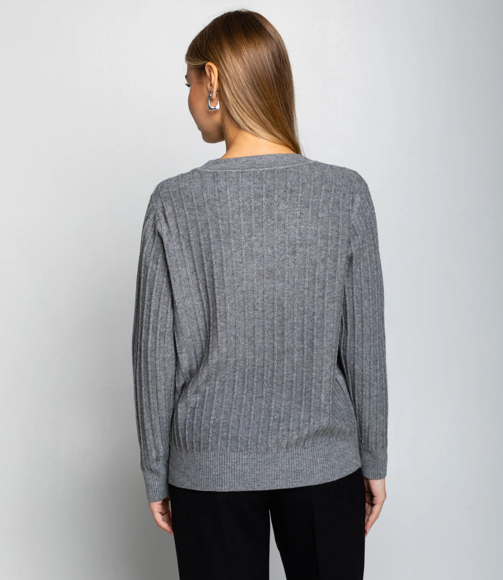 Джемпер #КТ8201 (5), серый - Dommod фото 3