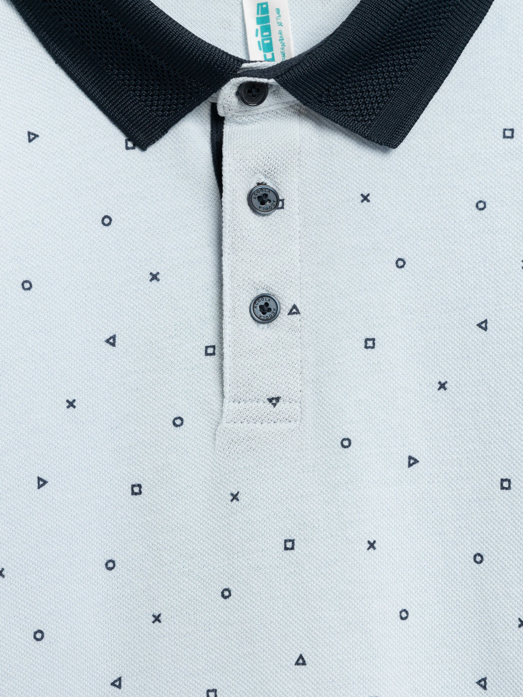 ACOOLA / Сорочка-поло верхняя для мальчиков Fakir синий принт  фото 5