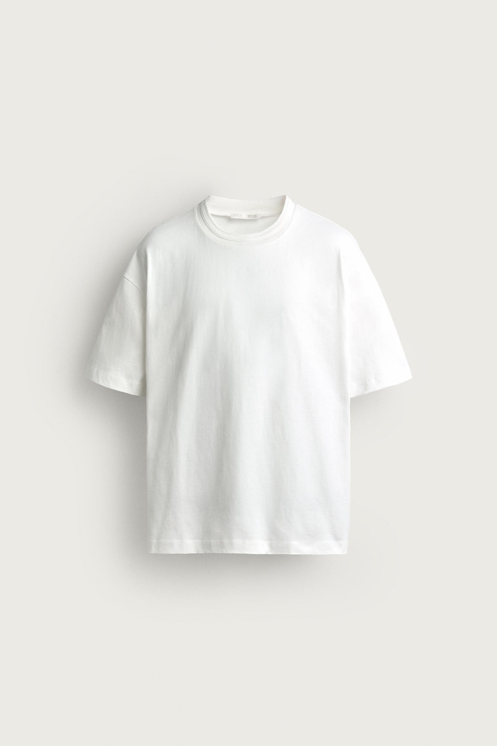 CAMISETA RELAXED FIT LETRAS FLOR / Blanco - Zara фото 7