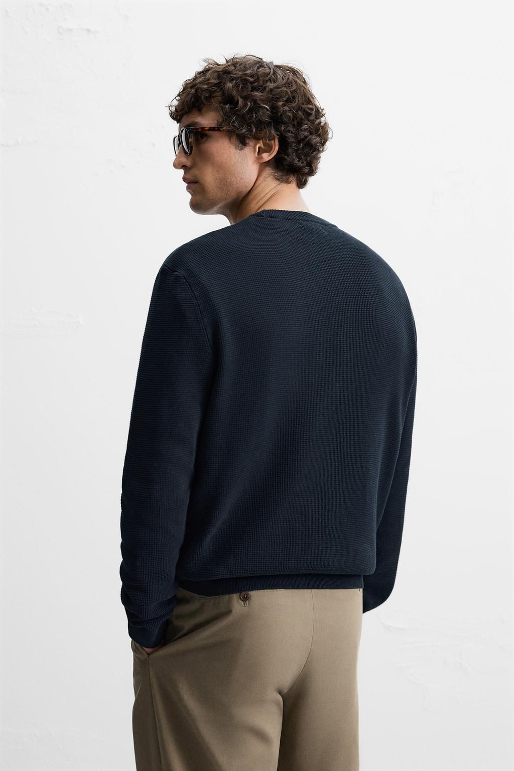 TEXTURED BASIC SWEATER - Zara фото 11