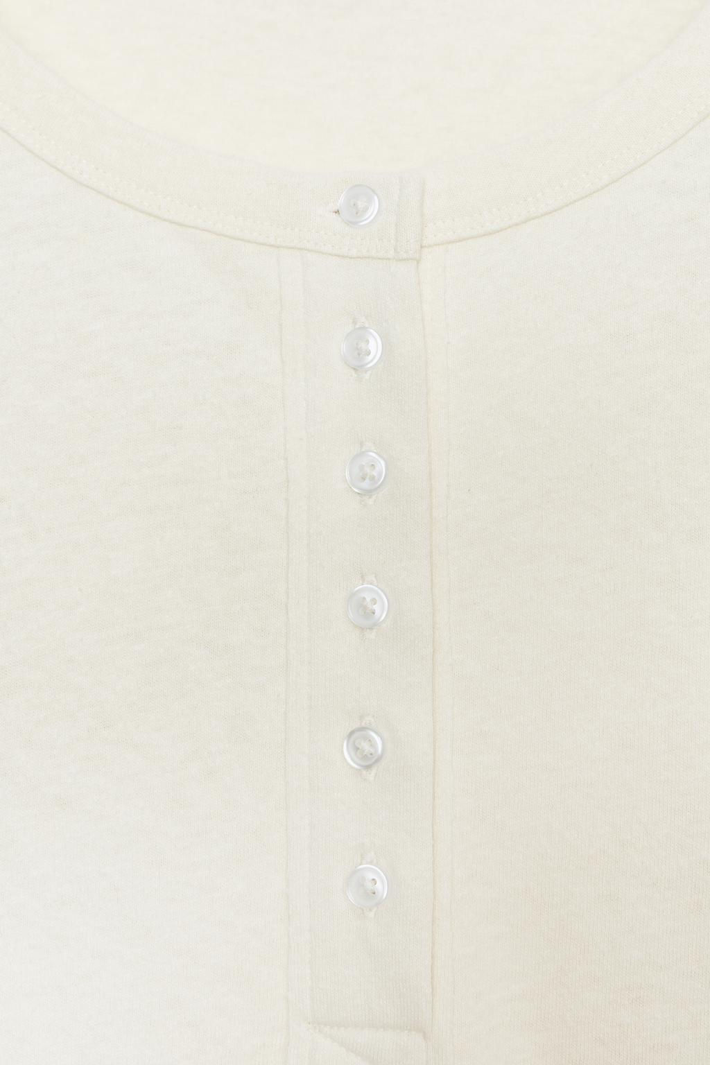 RUSTIC HENLEY T-SHIRT - Zara фото 8