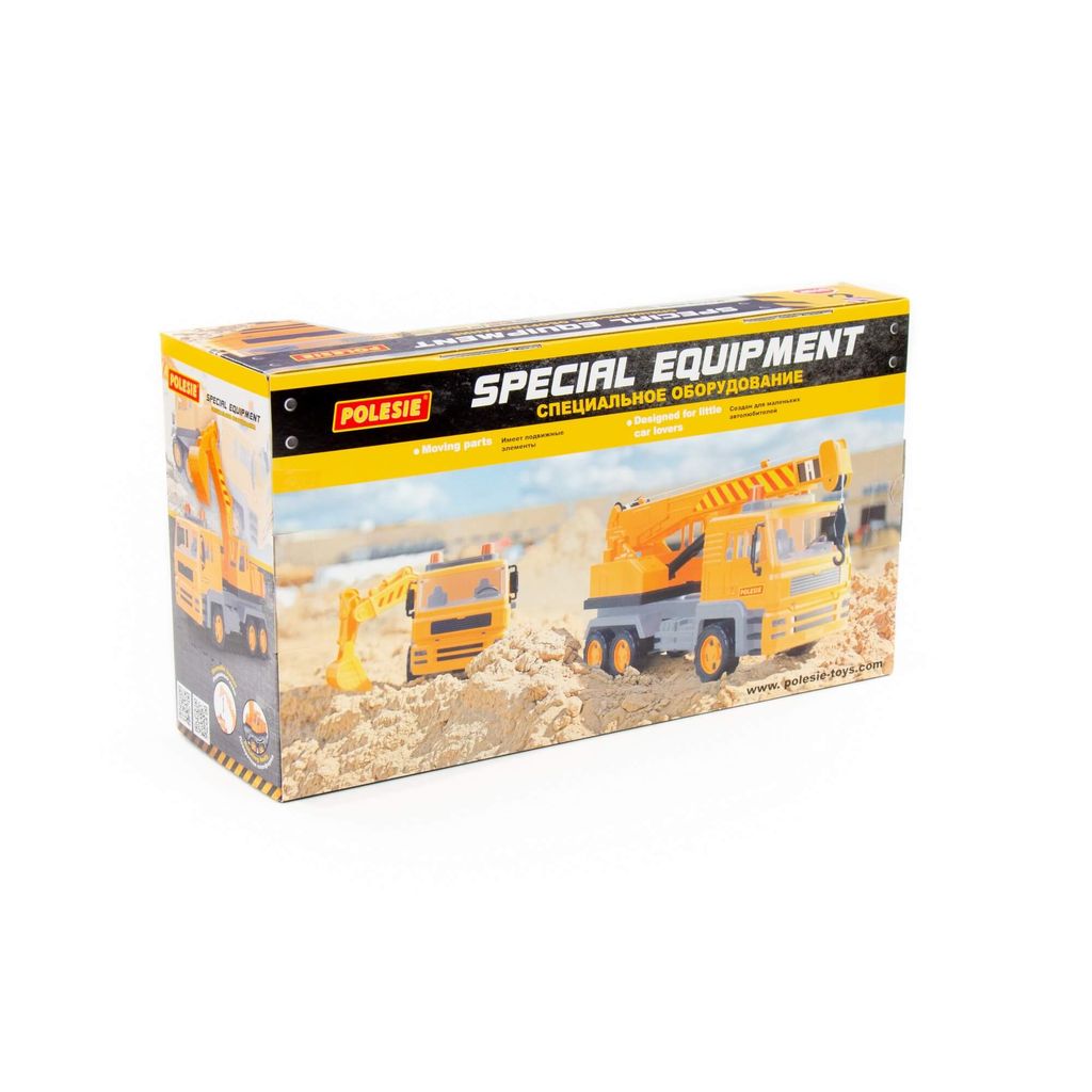 Алмаз, автомобиль-кран инерционный (в коробке) - Полесье фото 6