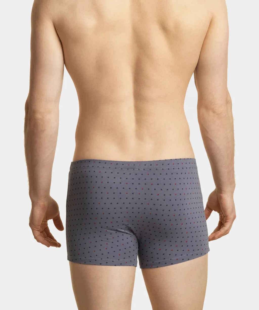 ATLANTIC 3MH-025/11 Трусы шорты Print 1 - набор 3 шт. темно-синий + красный + серый  фото 3