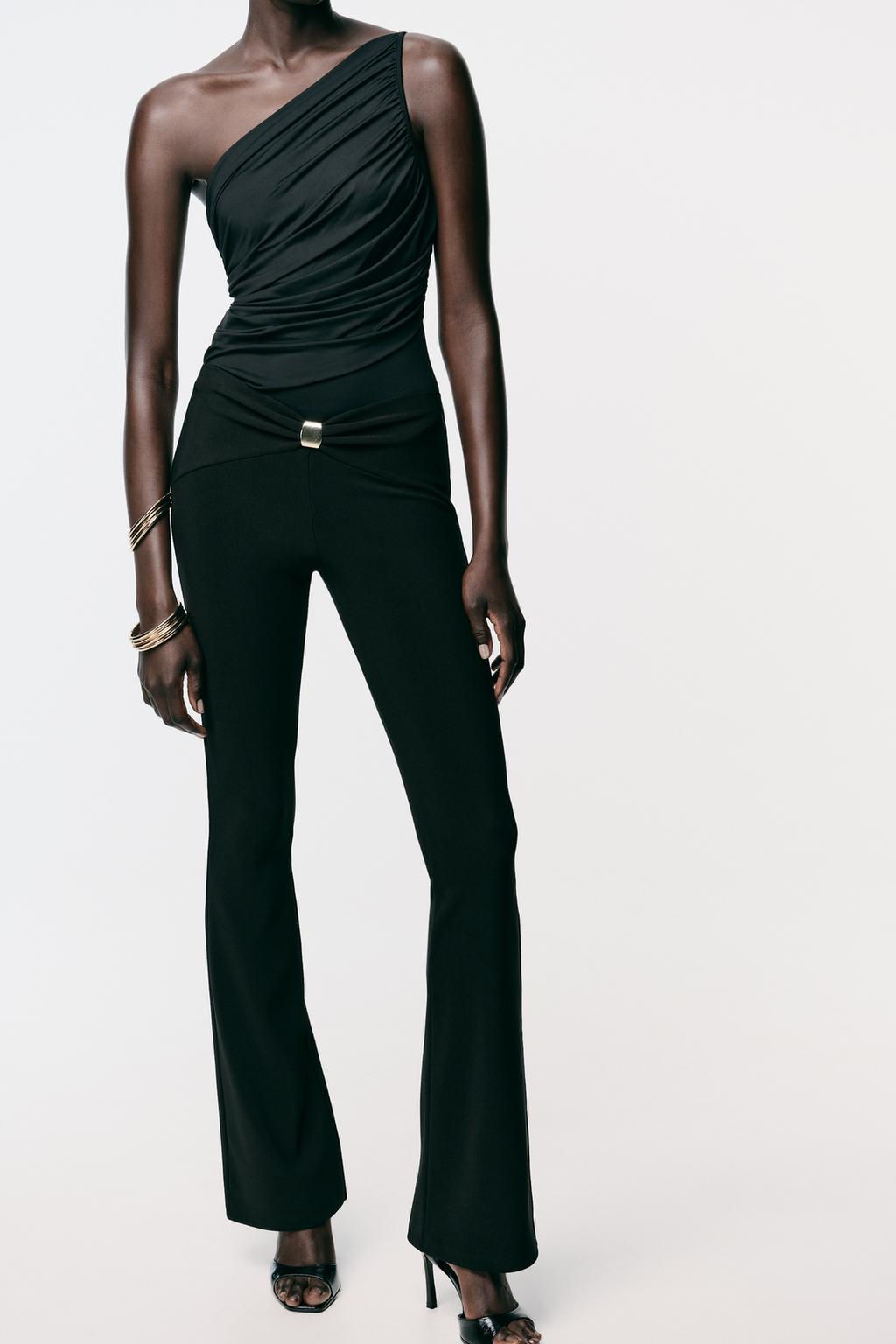 LEGGINGS WITH METAL APPLIQUE - Zara фото 2