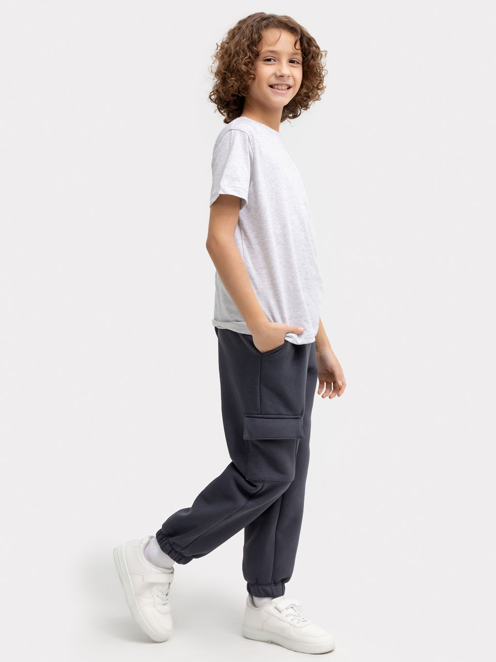 Брюки для мальчиков в сером цвете - Mark formelle фото 2