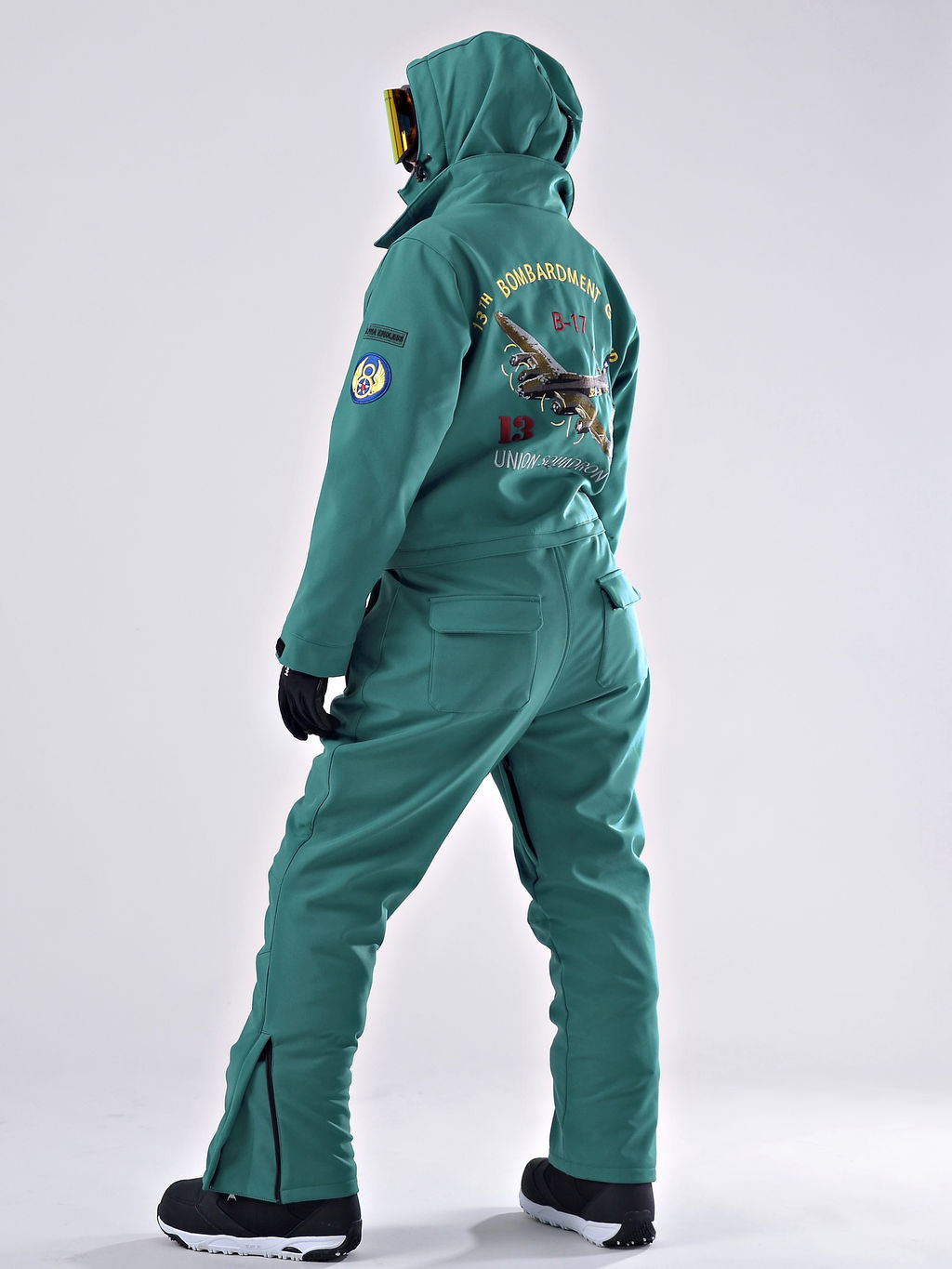 Женский зимний сноубордический комбинезон Alpha Endless 222/220730 GRN Изумрудный  фото 10